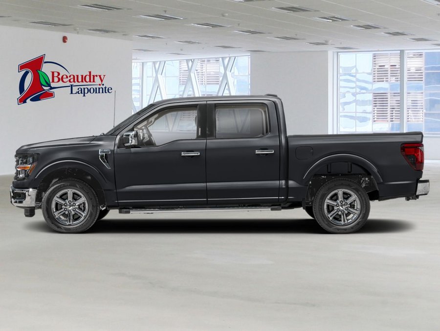 Ford F-150 XLT cabine SuperCrew 4RM caisse de 6,5 pi 2024 Noir