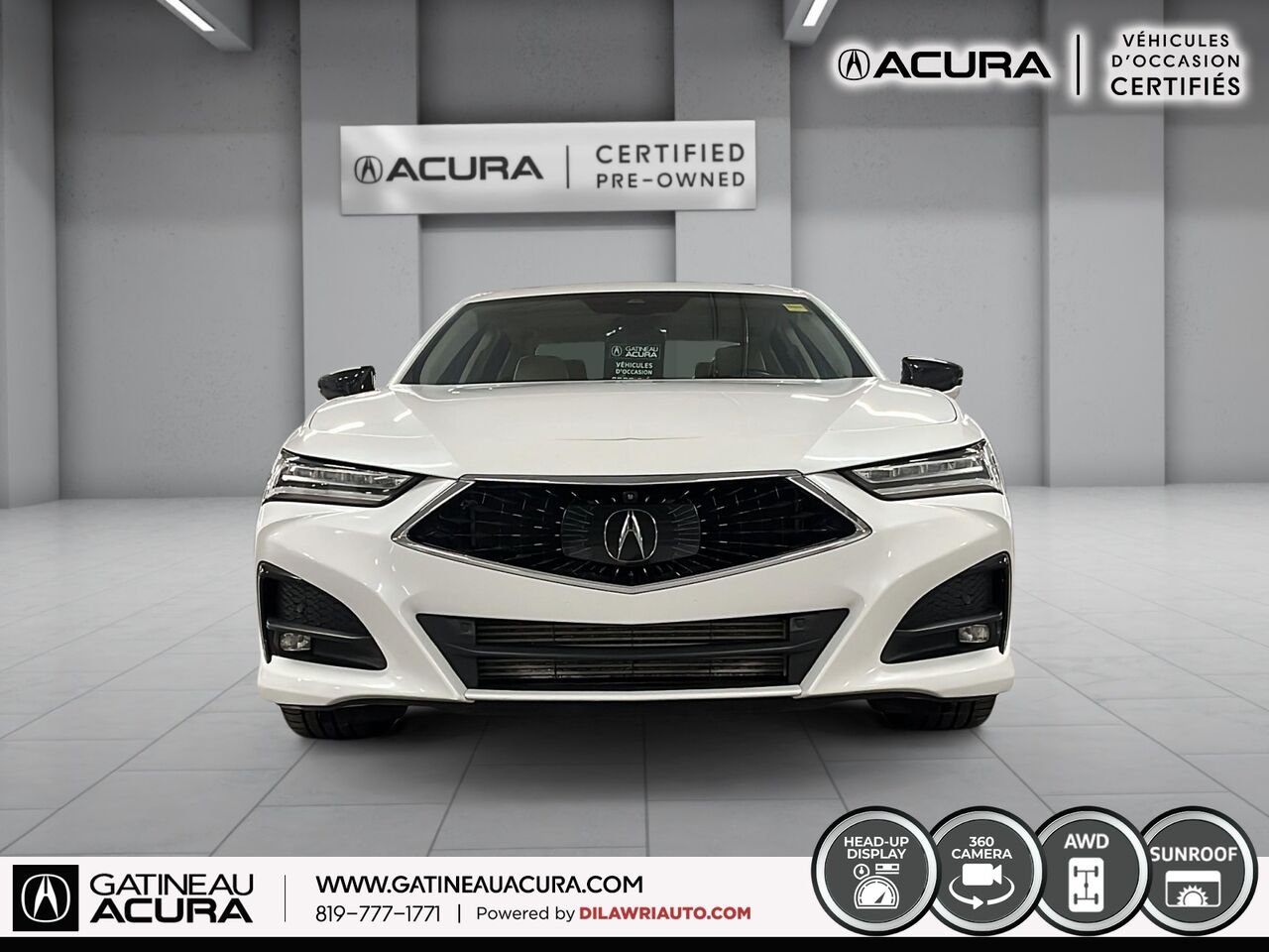 2021 Acura TLX Platinum Élite berline SH-AWD White Gatineau - photo #12