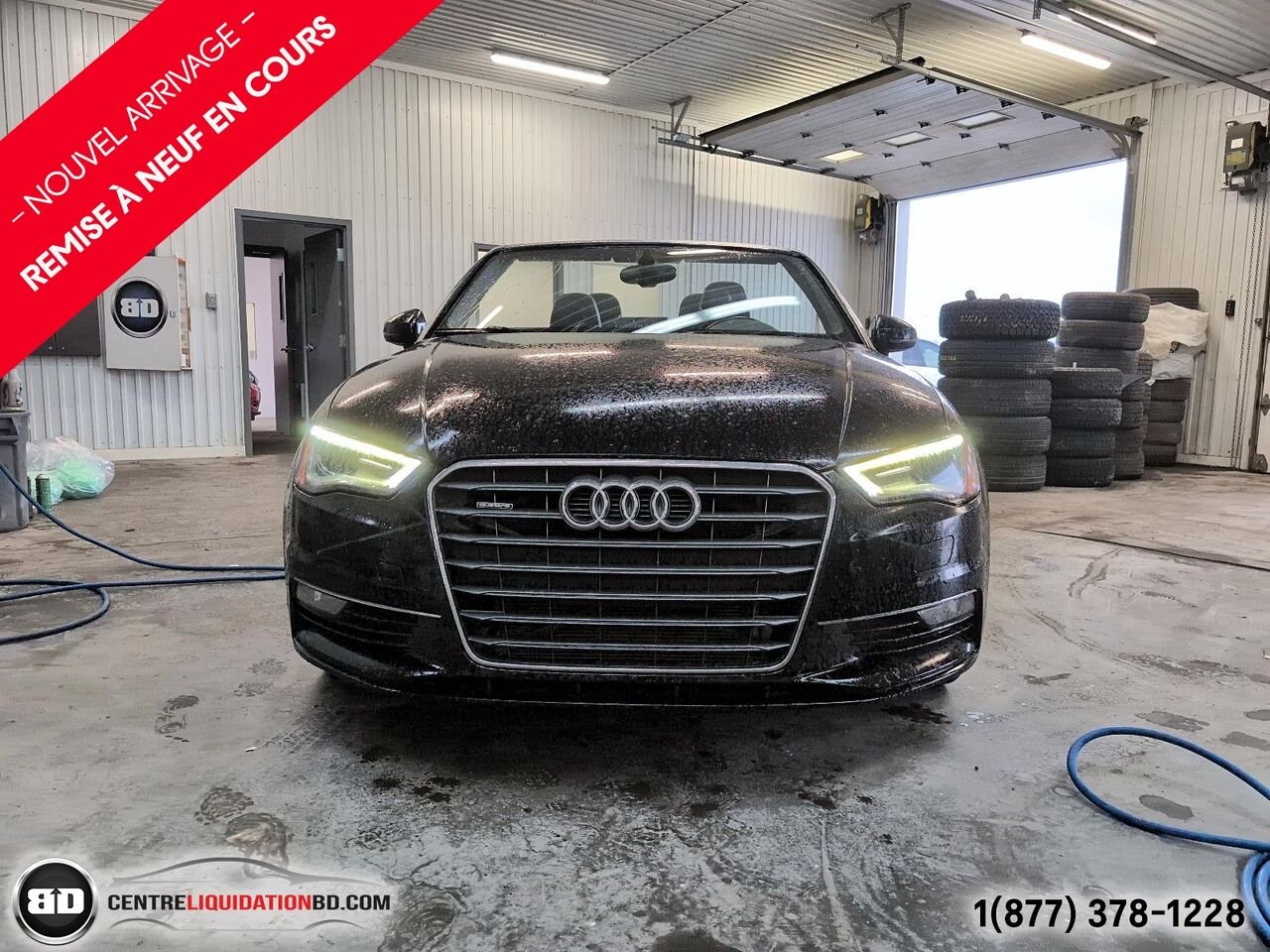 2015 Audi A3 2.0T Progressiv TSI QUATTRO CONVERTIBLE | BD0240 Black Granby - photo #1