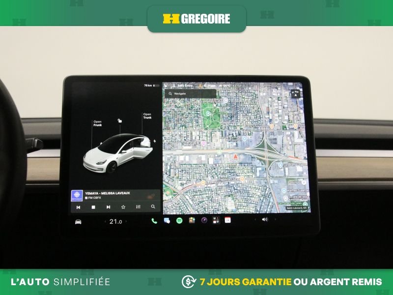 Tesla Model 3 822660 | Standard Range Plus AUTO AC CUIR TOIT NAV MAGS CAM 2021 Blanc Laval - photo #21