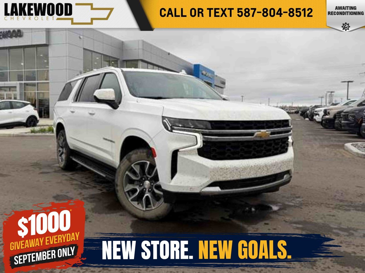 2023 Chevrolet Suburban 4WD 4dr LS White Sherwood Park - photo #0