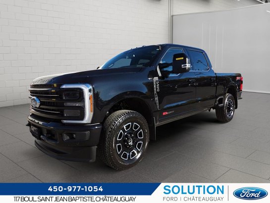 2027 Ford Super Duty F-250 SRW Platinum cabine 6 places 4RM caisse de 8 pi Agate Black Metallic