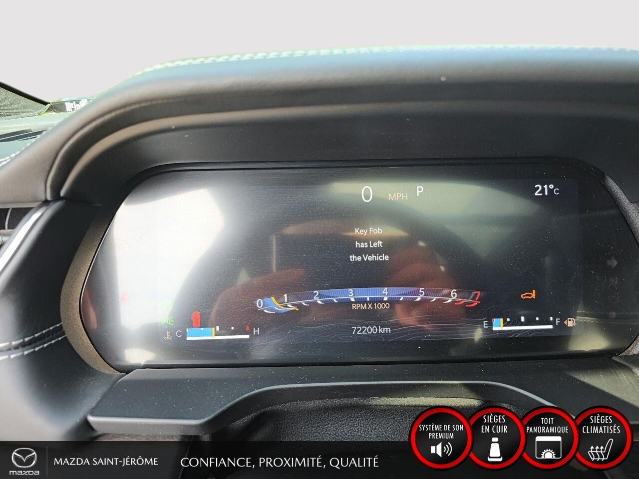 Jeep Grand Cherokee Overland | CUIR NAPPA | TOIT COMMANDVIEW 2 RANGÉES | SIÈGES VENTILÉS | 4X4 2023 Noir Saint-Jérôme - photo #15