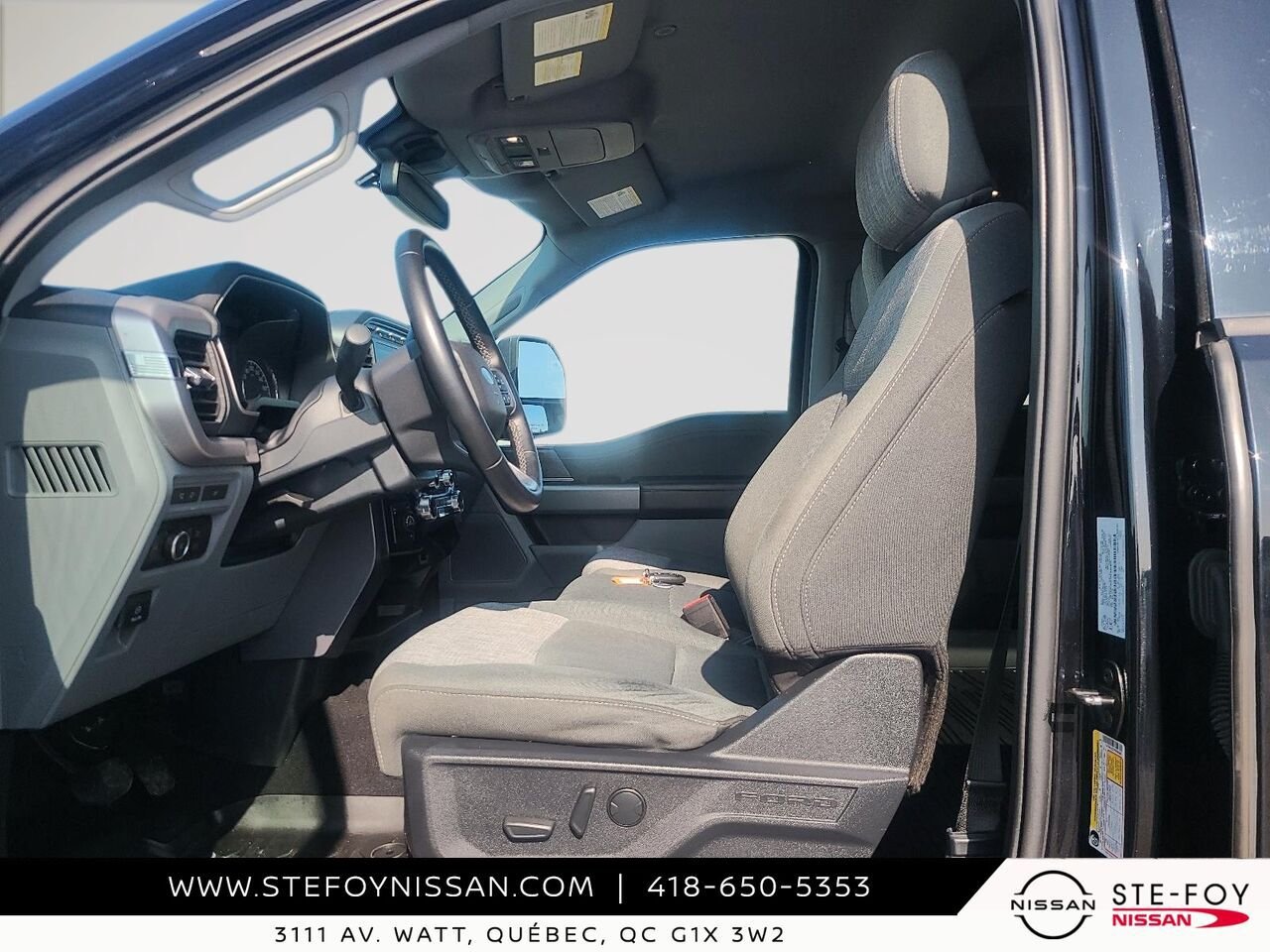 Ford F-150 XLT SUPER CREW 2023 Noir Ste-Foy - photo #7