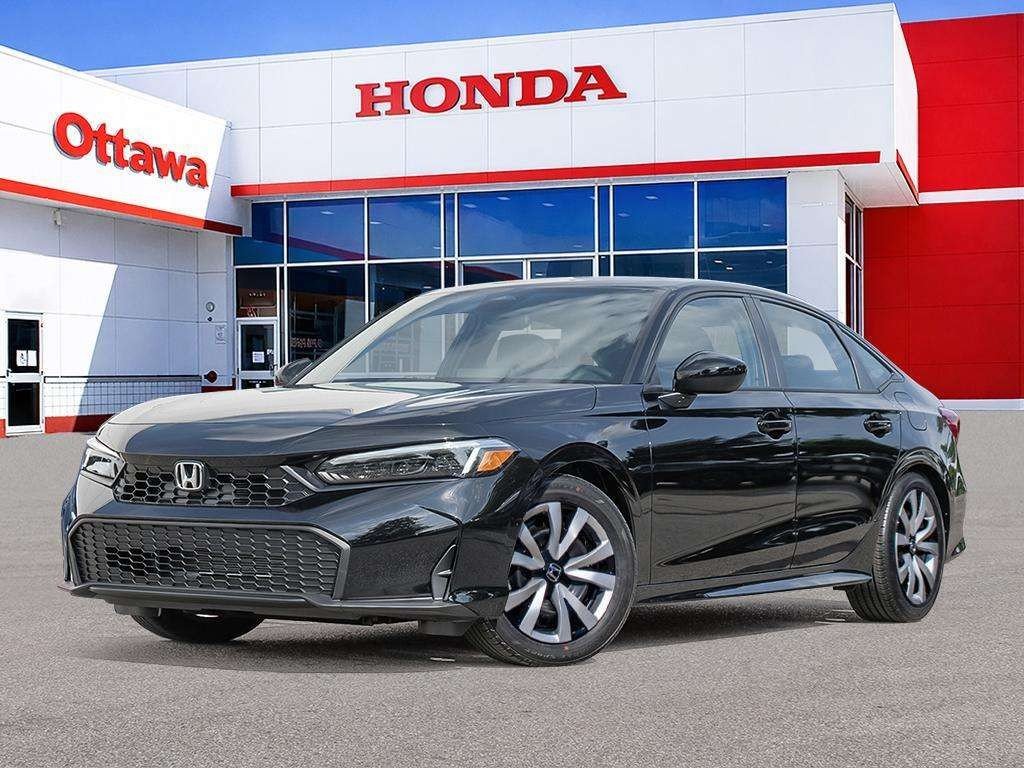 2026 Honda Civic Sedan LX CVT Sedan Crystal Black Pearl Ottawa & Gatineau - photo #0