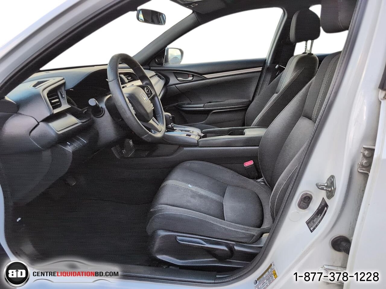 2017 Honda Civic Hayon LX CVT 5 portes | BD0438 White Granby - photo #12