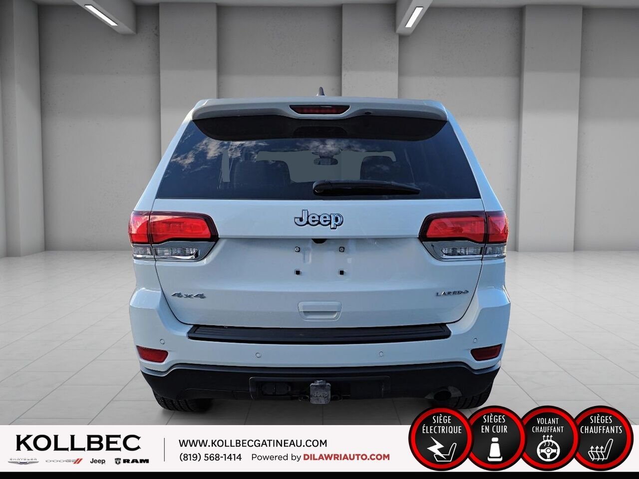 2021 JEEP GRAND CHEROKEE Laredo 4x4 White Ottawa & Gatineau - photo #15