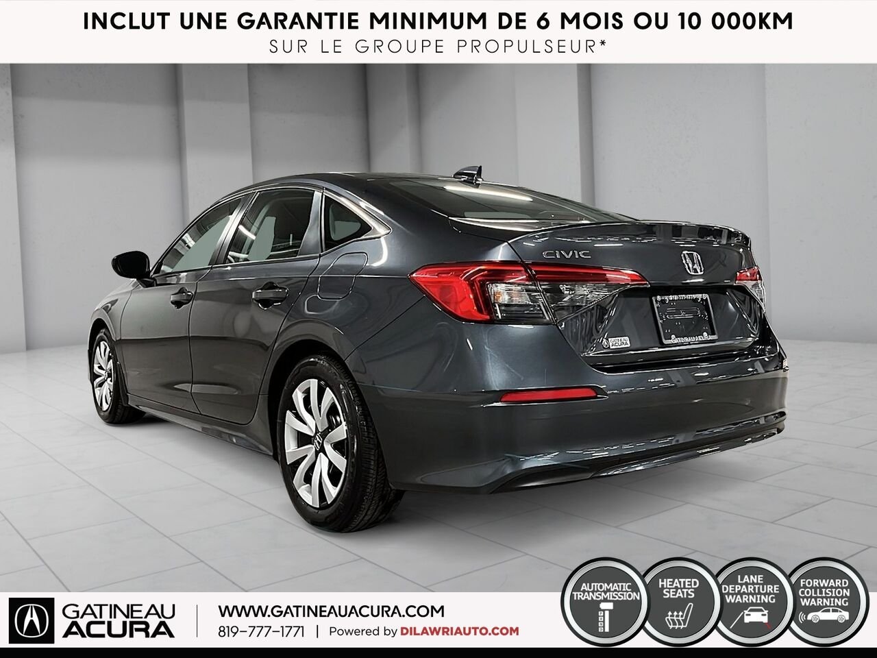 2024 Honda Civic LX Grey Ottawa & Gatineau - photo #16