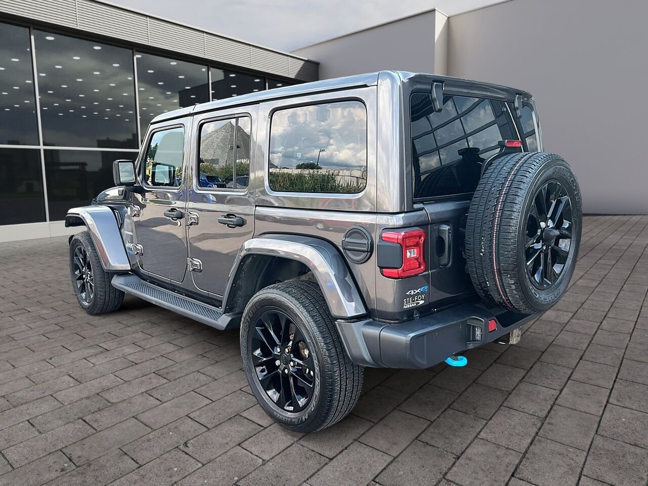 Jeep Wrangler 4xe SAHARA UNLIMITED 2022 Gris Québec - photo #3