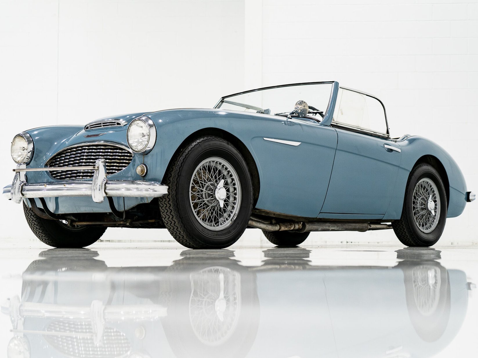 Austin Healey 3000 Recent drivetrain complete rebuild **PRIX EN USD** 1960 Bleu Montréal - photo #36
