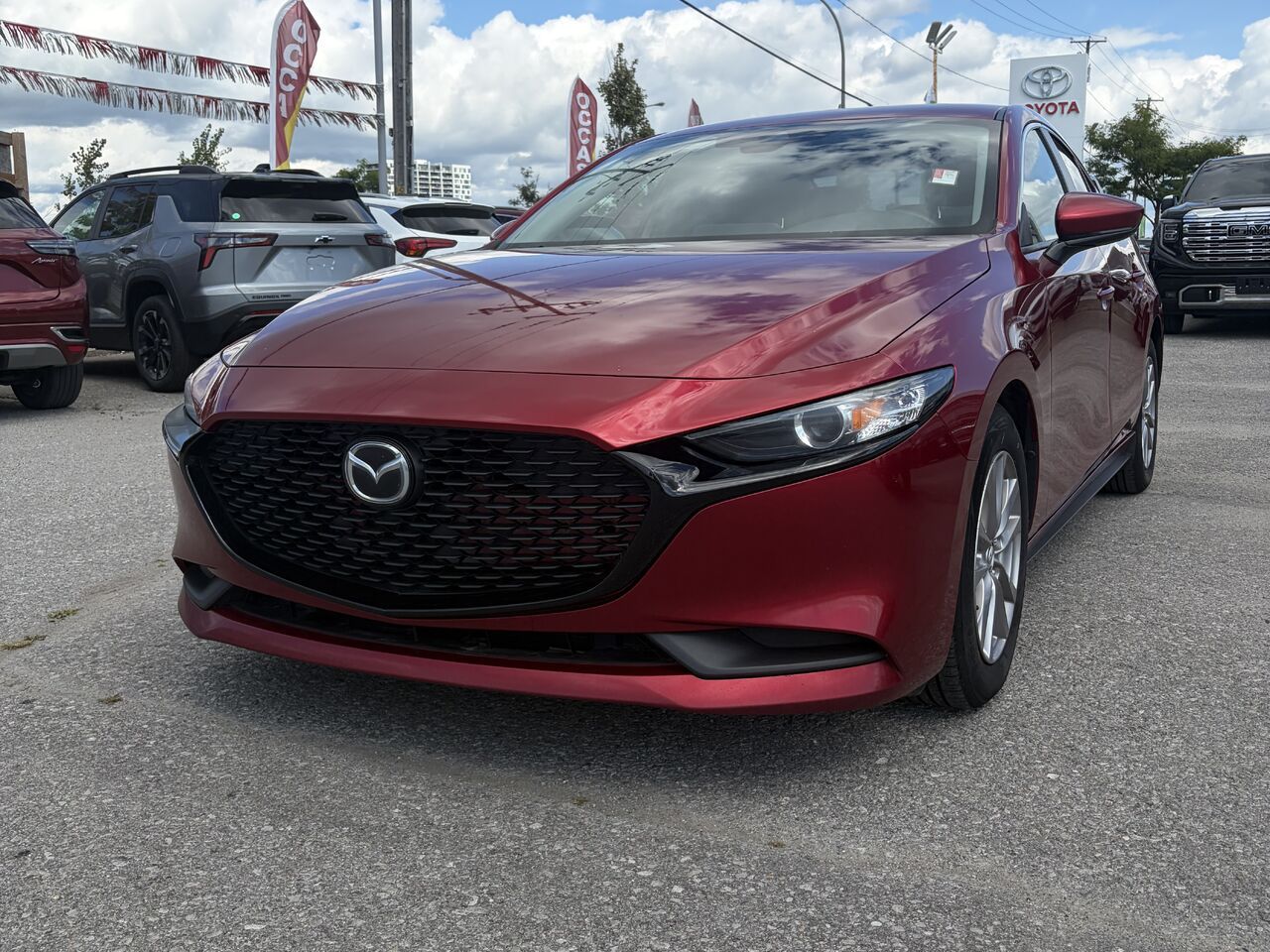 Red 2019 Mazda MAZDA3 Sedan Automatic