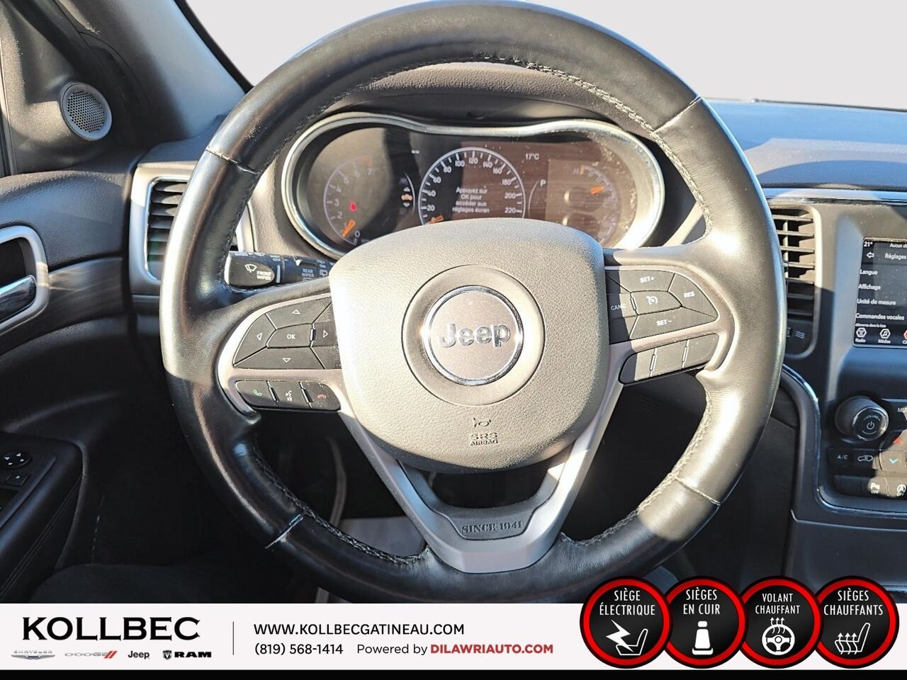 2021 JEEP GRAND CHEROKEE Laredo 4x4 White Ottawa & Gatineau - photo #8