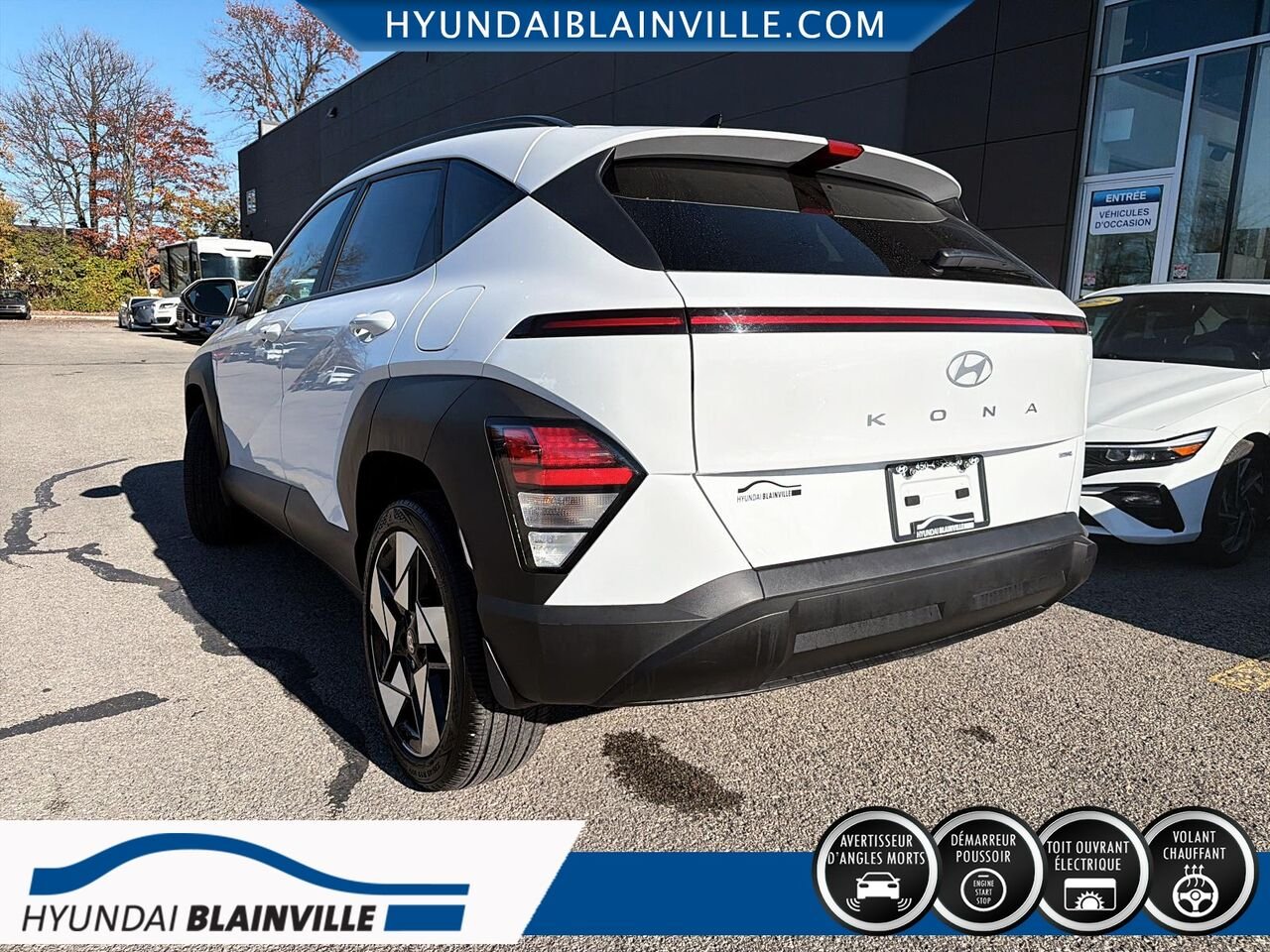 2025 Hyundai Kona White Blainville - photo #5