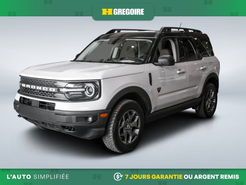 Ford Bronco 2022 Blanc Laval - photo #2