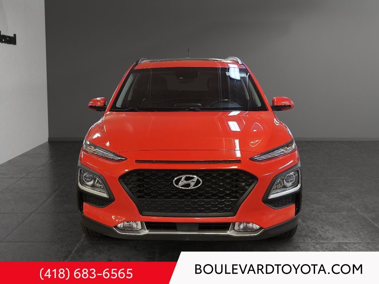 2020 Hyundai KONA 100574A-91 | 2.0L LUXE, AWD Orange Québec - photo #1