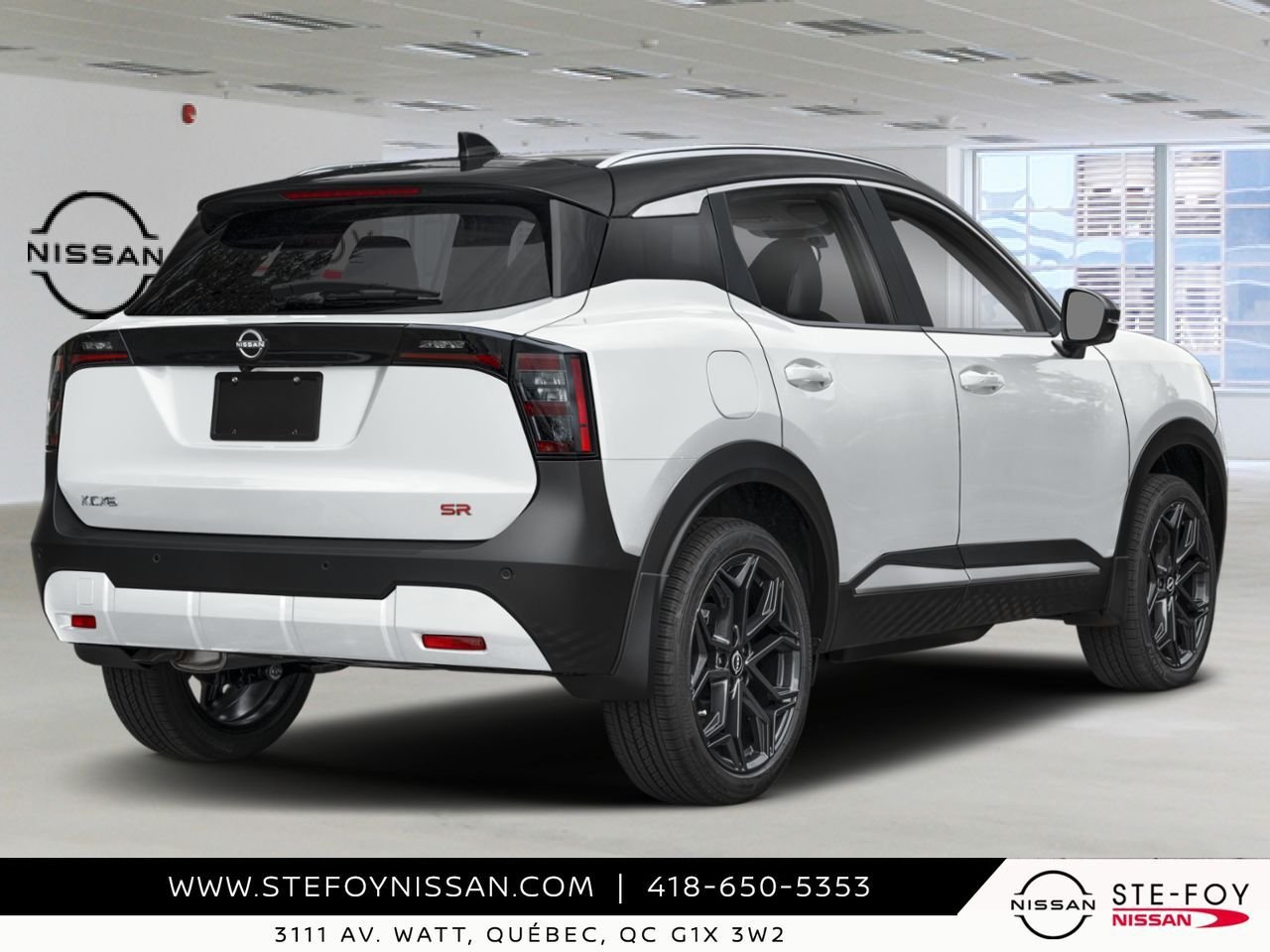 NISSAN Kicks 2026 Blanc d'Aspen triple couche/Noir intense Ste-Foy - photo #2