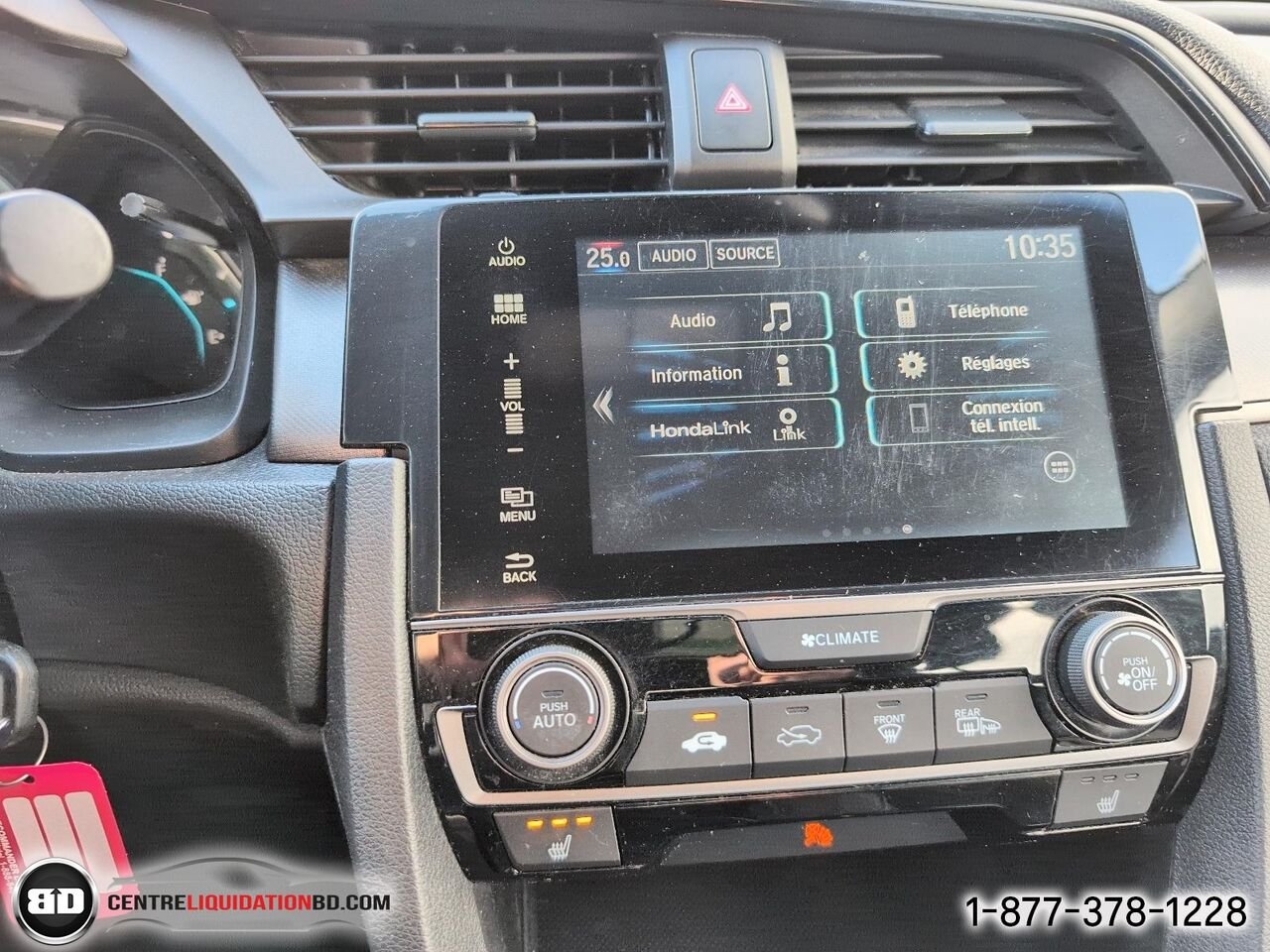 2017 Honda Civic Hayon LX CVT 5 portes | BD0438 White Granby - photo #19