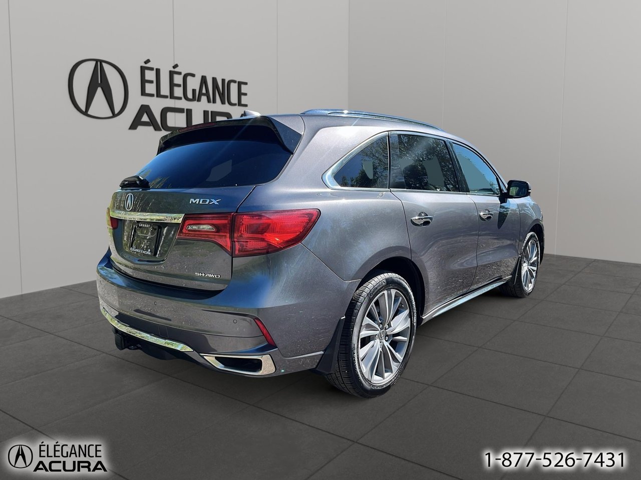 Acura MDX Elite Pkg | 26047A 2017 Gris Granby - photo #5