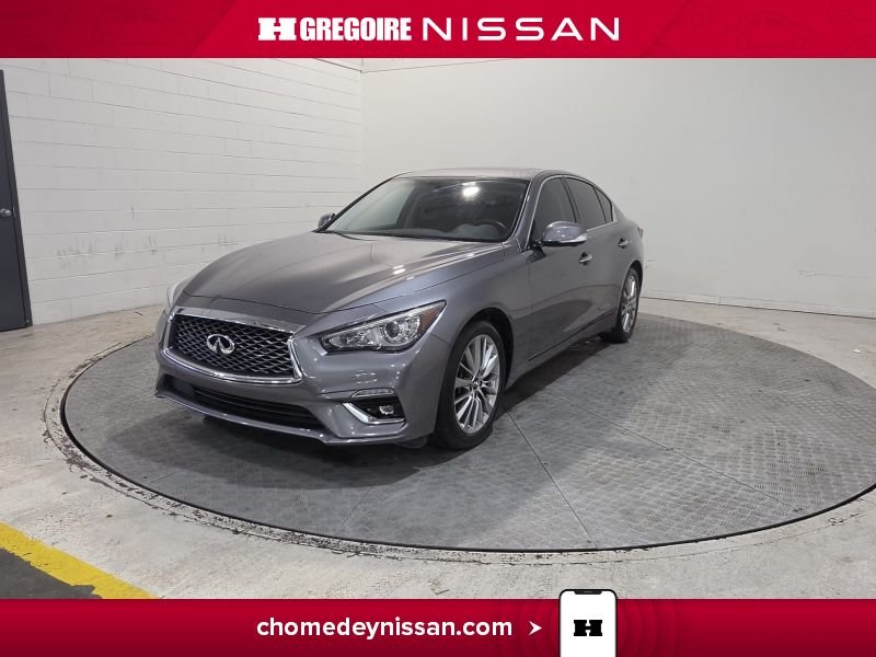 Infiniti Q50 LUXE * AWD * Cuir * Toit * Caméra * Mag 2024 Gris