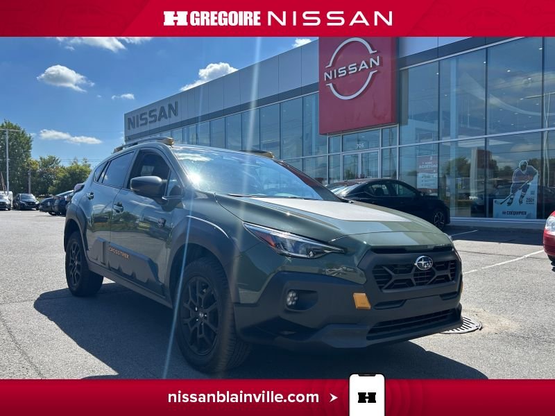 Subaru Crosstrek BA6398 | Wilderness AWD 1 PROPRIO 0 ACCIDENT VÉHICULE RARE 2024 Vert Laval - photo #0