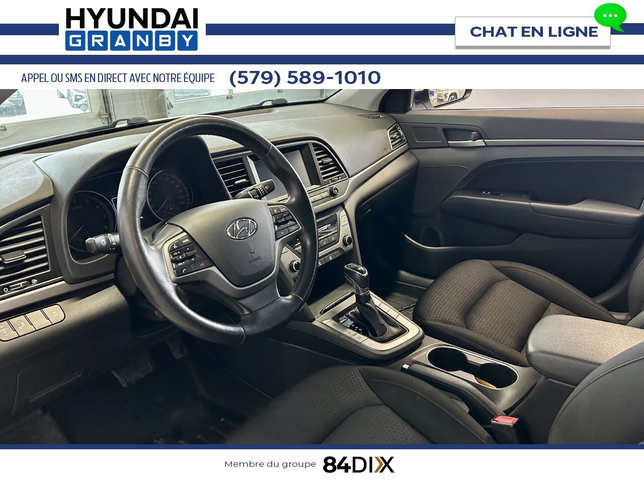 Hyundai Elantra 2018 Blanc Granby - photo #10