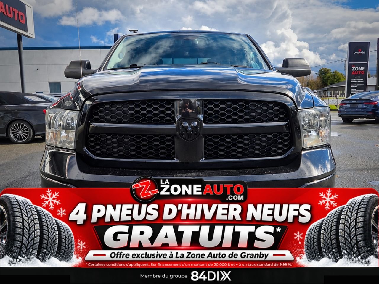 Ram 1500 Ecodiesel SLT 2019 Noir Granby - photo #9