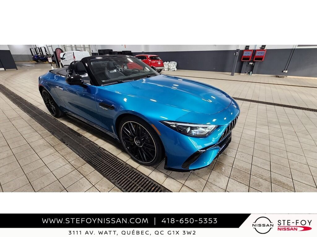 Mercedes-Benz SL-Class AMG SL 63 Roadster IMPECCABLE COMME NEUF 2023 Bleu Ste-Foy - photo #15