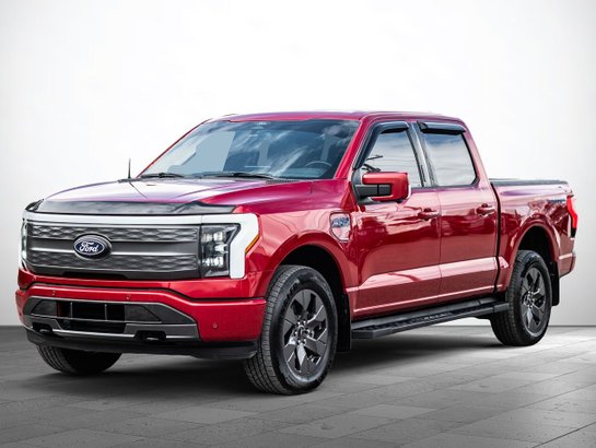 Ford F-150 Lightning LARIAT GRANDE AUTONOMIE 515KM CUIR TOIT CAMERA 360 2024 Rouge