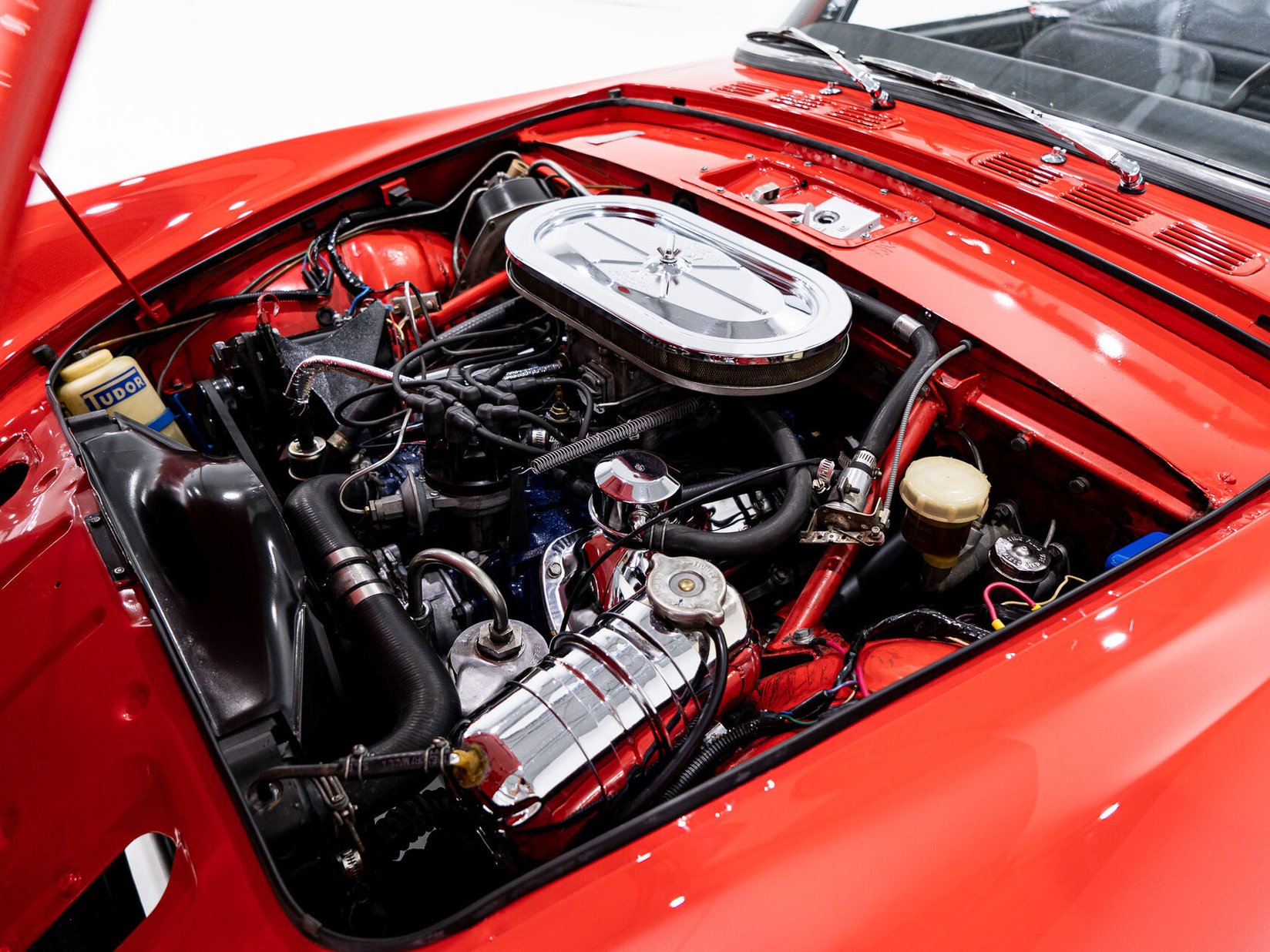 Sunbeam Tiger Unrestored with single repaint **PRIX EN USD** 1967 Rouge Montréal - photo #17