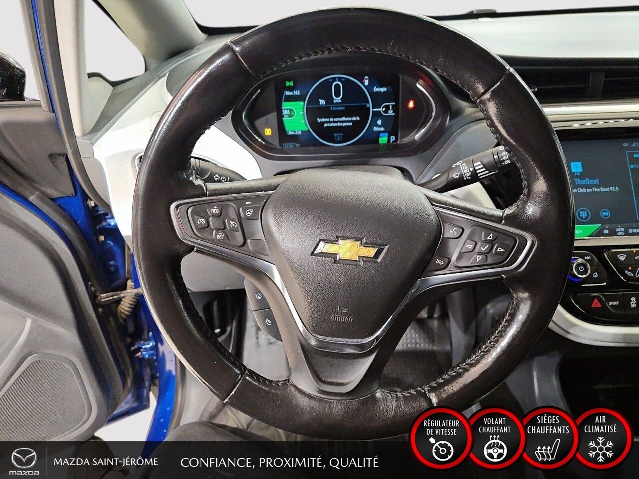 Chevrolet Bolt EV LT | UN SEUL PROPRIÉTAIRE | JAMAIS ACCIDENTÉ | RECHARGE RAPIDE 2020 Bleu Saint-Jérôme - photo #12