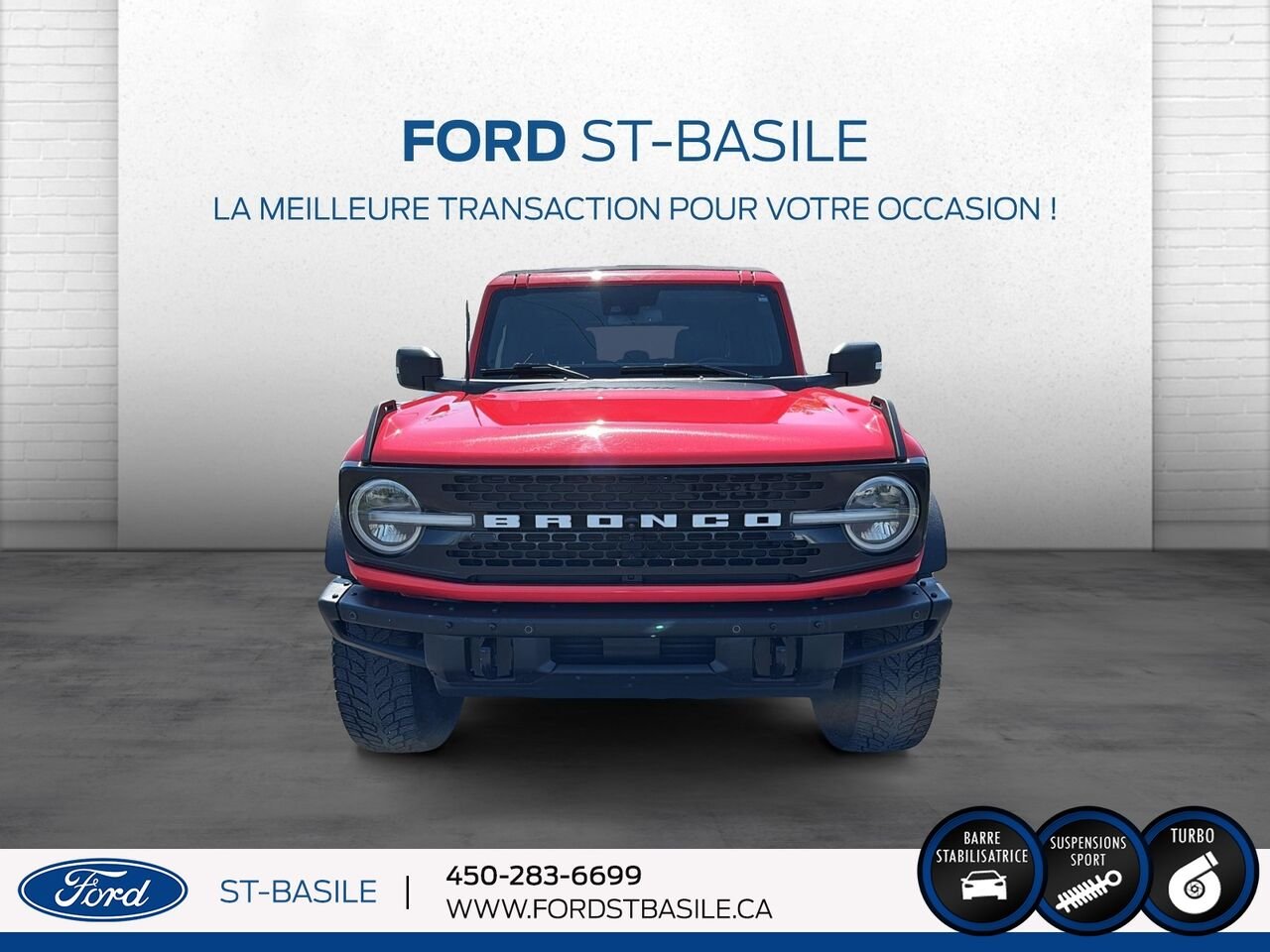 Ford Bronco 2023 Rouge Saint-Basile-le-Grand - photo #10