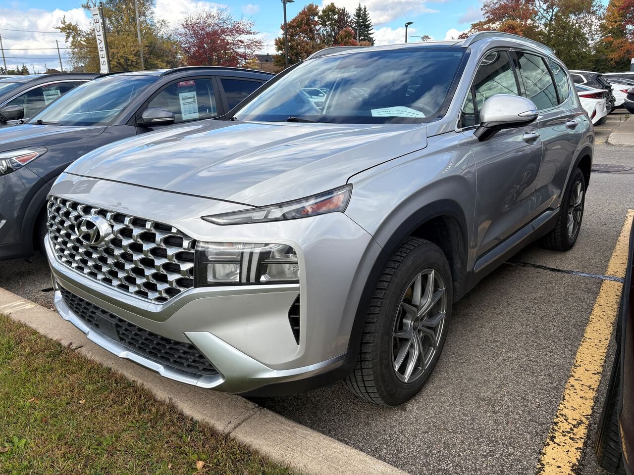 2021 Hyundai Santa Fe Hybrid Silver Blainville - photo #0