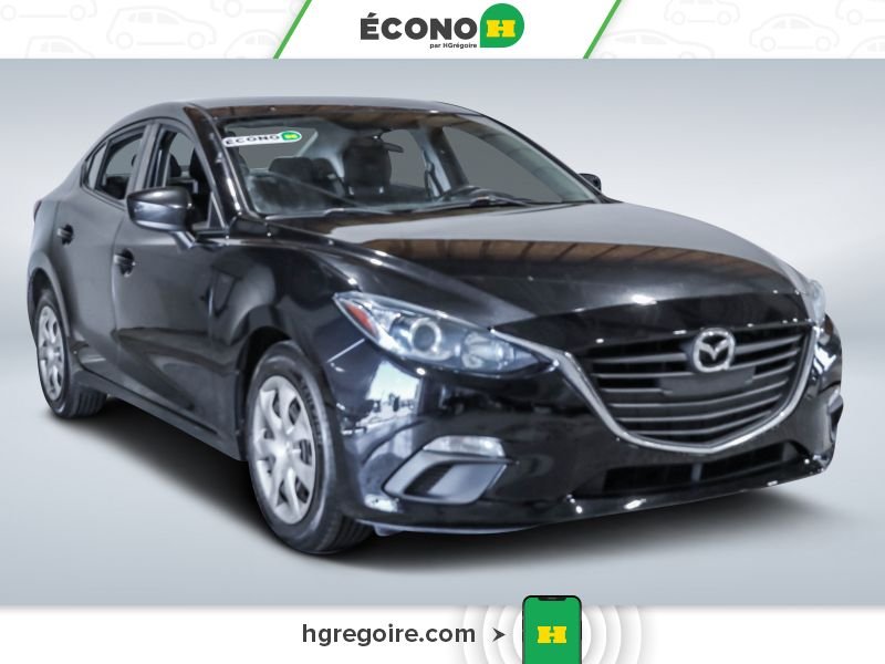 Mazda 3 GX GR ÉLEC A/C BLUETOOTH 2015 Noir
