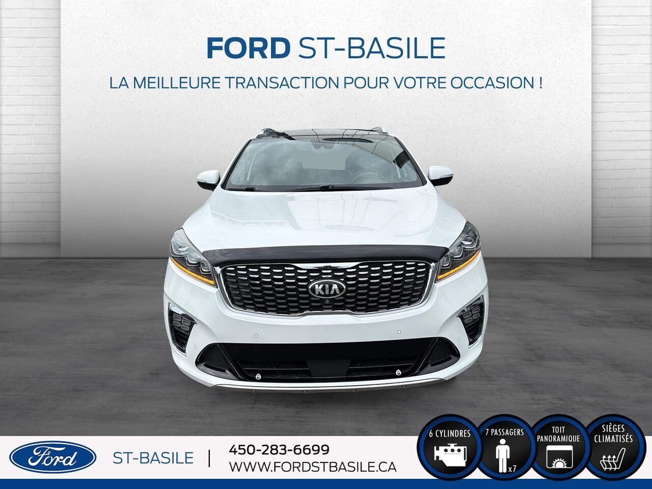Kia Sorento 2020 Blanc Saint-Basile-le-Grand - photo #11