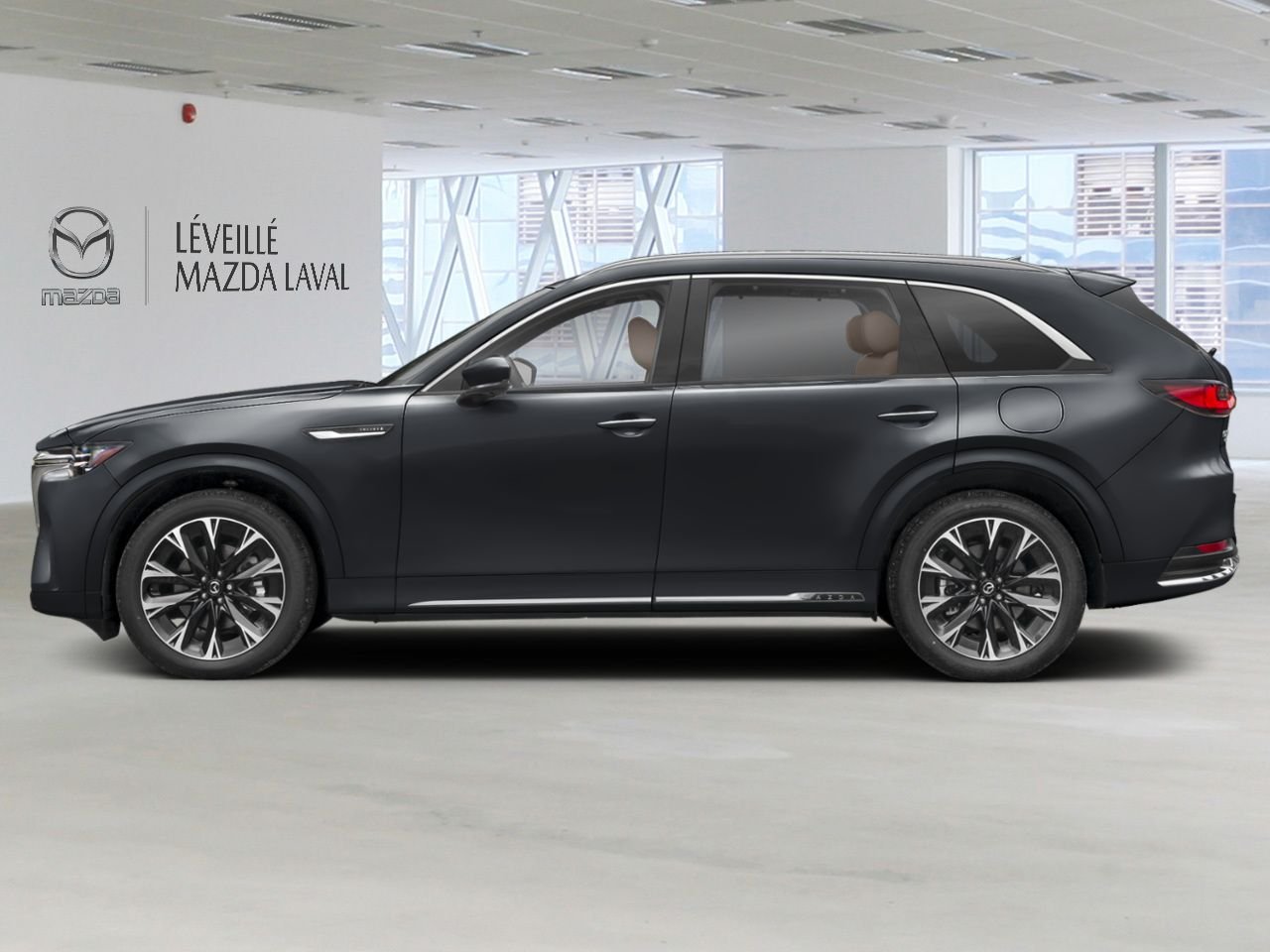Mazda CX-90 hybride léger Signature TI 2026 Noir de jais mica Laval - photo #1