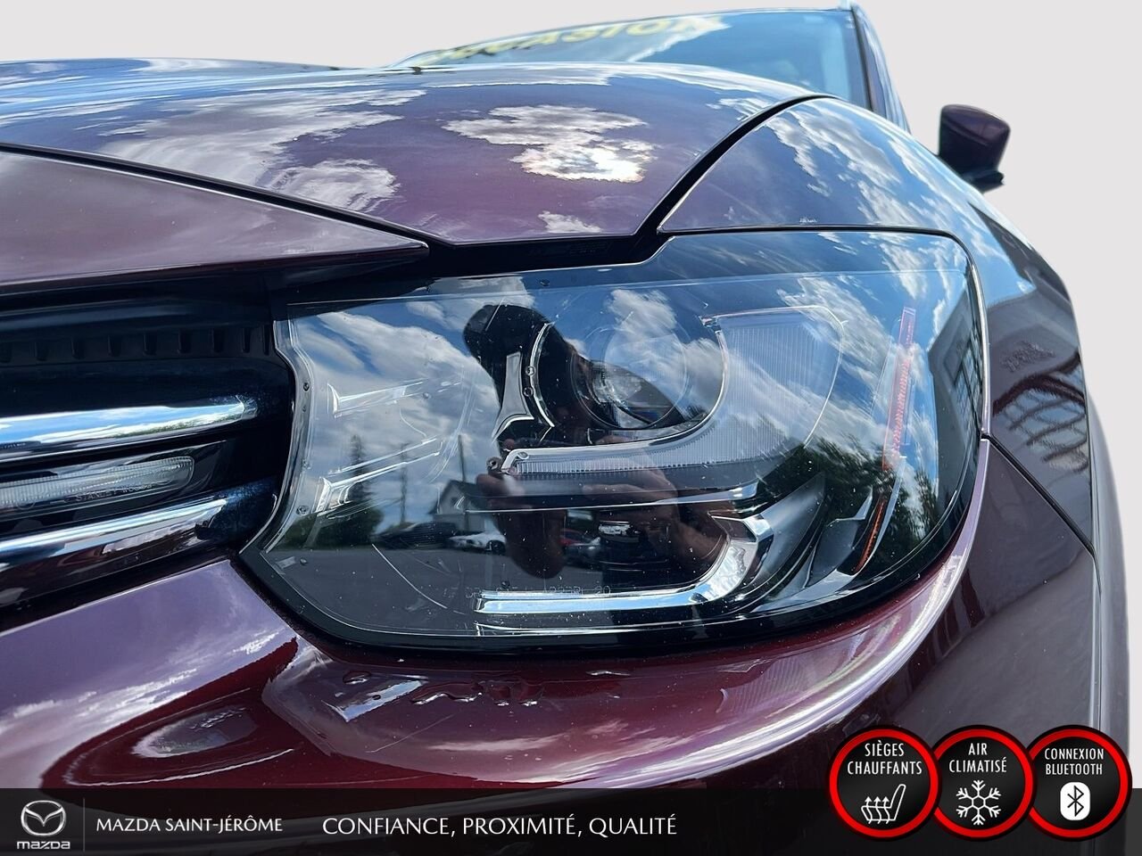Mazda CX-90 hybride léger Signature | TOIT OUVRANT | CAMÉRA 360 | 2025 Rouge Saint-Jérôme - photo #1