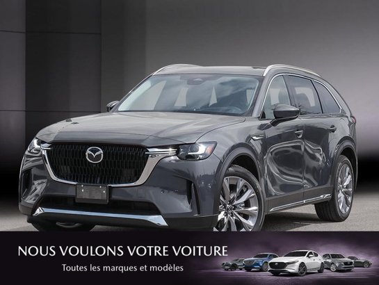 Mazda CX-90 hybride léger GT 2026 Gris mécanique métallisé