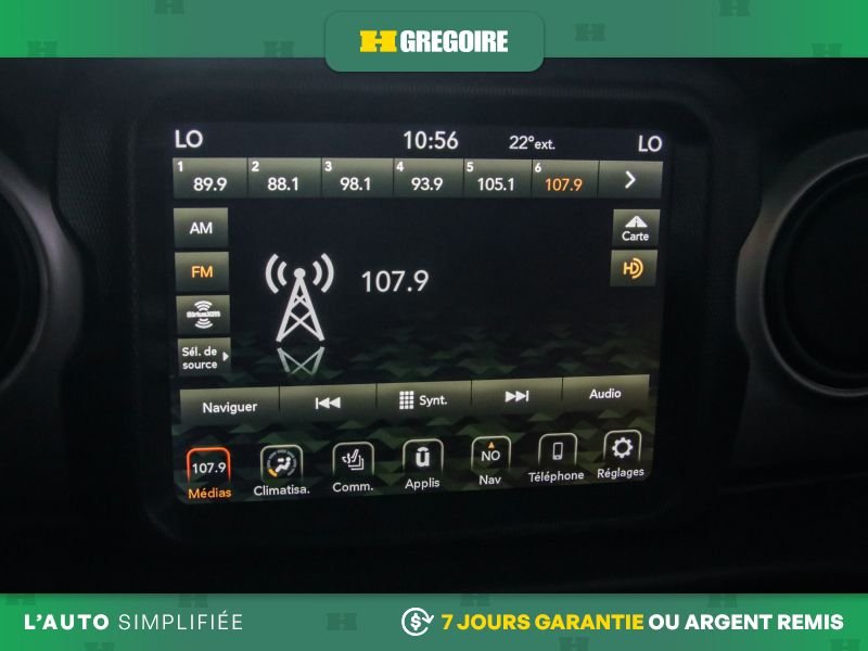 Jeep Wrangler SH0444 | Unlimited Sport 80th Anniversary 4WD AUTO A/C MAGS 2021 Gris Laval - photo #11