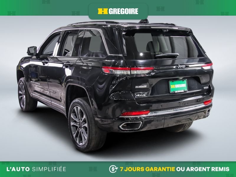 Jeep Grand Cherokee Overland AWD AUTO A/C MAGS CUIR TOIT NAV CAM RECUL 2023 Noir