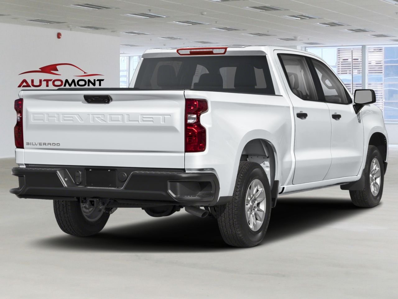 CHEVROLET Silverado 1500 K1500 SILVERADO CREW CAB CUSTOM STD/BOX (1CX) 2026 Blanc sommet Mont-Laurier - photo #2
