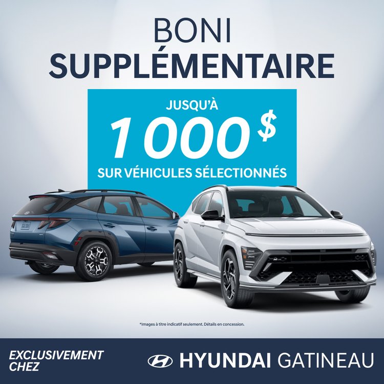 Hyundai gatineau promo boni supplementaire septembre FR