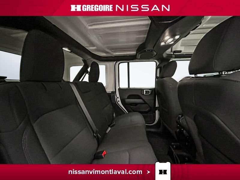 Jeep Wrangler VY3647 | Sahara 4x4 TOIT DUR CARPLAY 4 PORTES 2023 Blanc Laval - photo #13