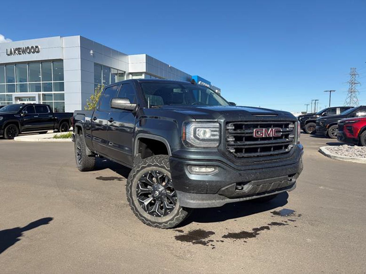 2018 GMC Sierra 1500 4WD Crew Cab 143.5 SLT Grey Sherwood Park - photo #1