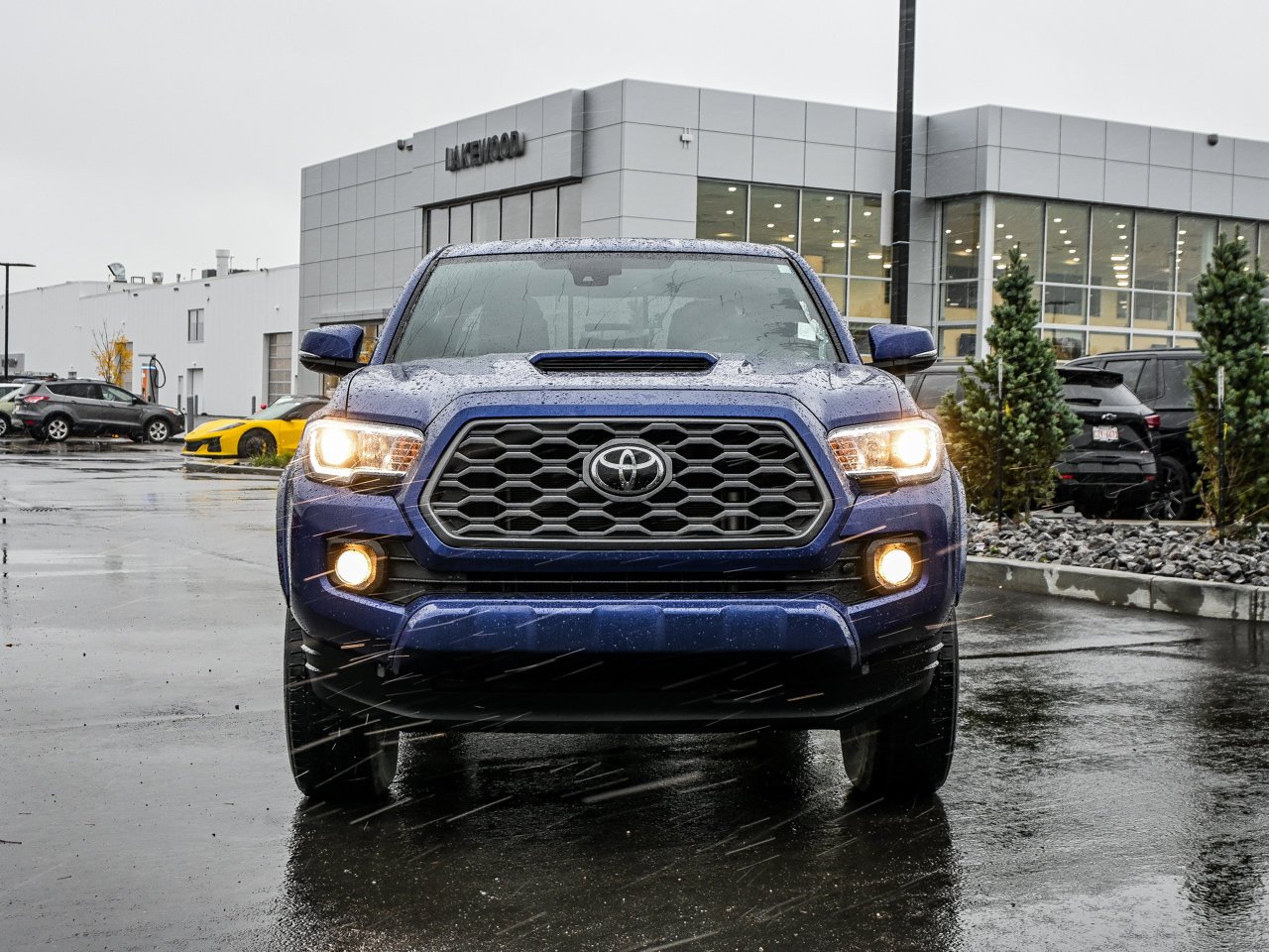 2023 Toyota Tacoma 4x4 Double Cab Manual SB Blue Sherwood Park - photo #2