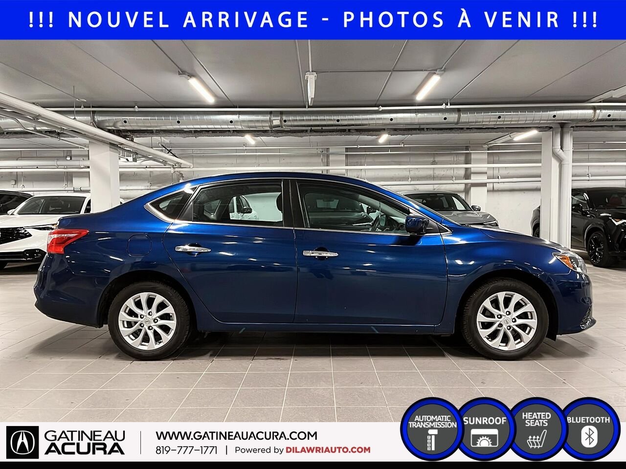 2019 Nissan Sentra SV Blue Gatineau - photo #3