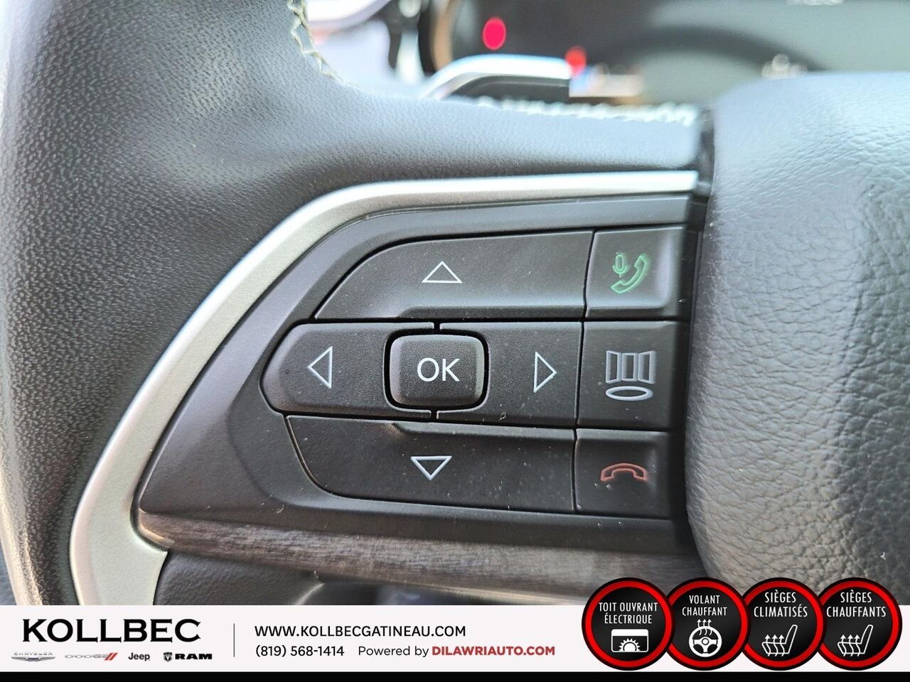 2023 JEEP GRAND CHEROKEE 26561 | Limited 4x4 Black Gatineau - photo #9