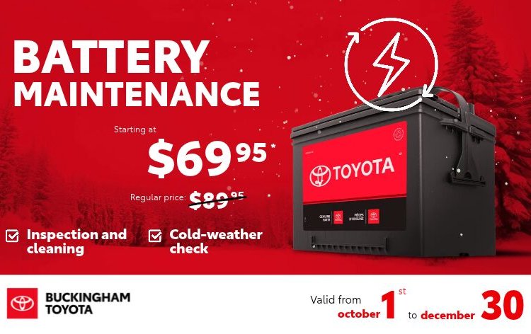 Buckingham toyota EN promo batterie Custom2