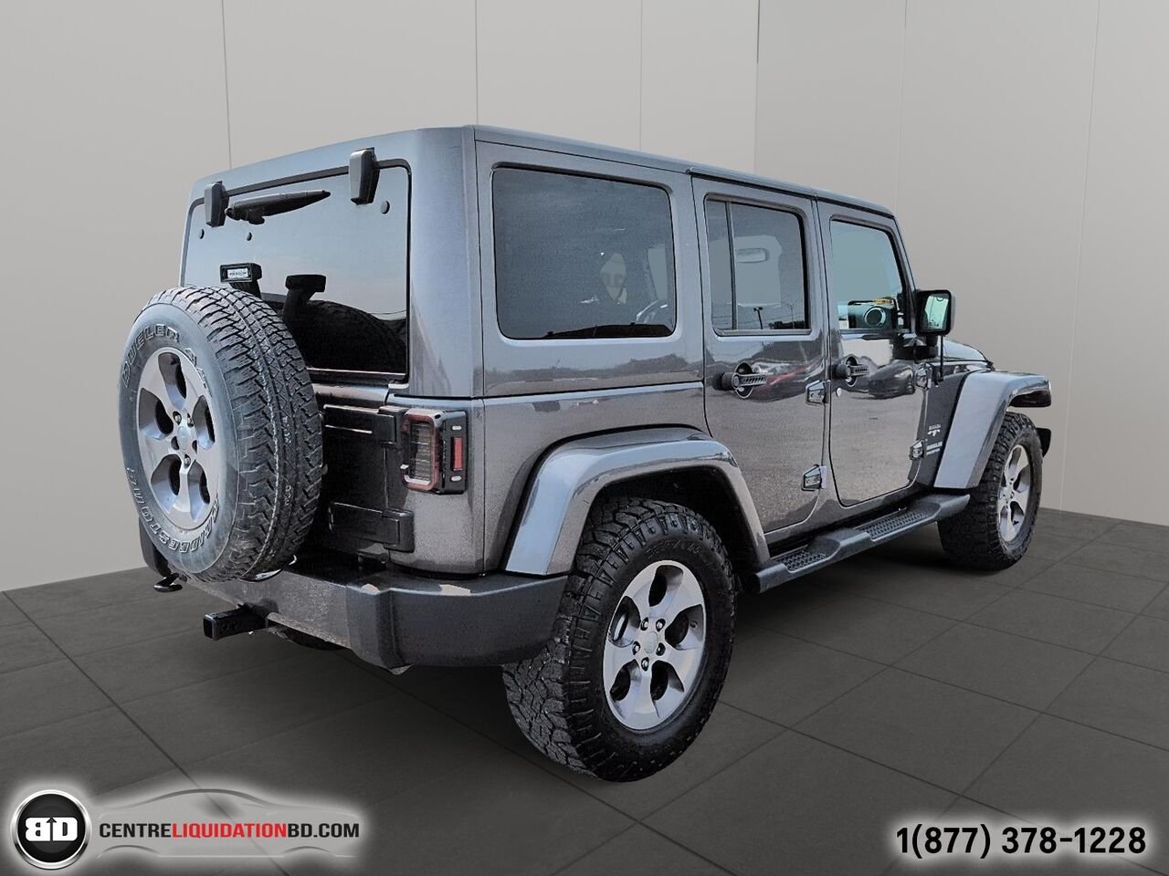 JEEP WRANGLER UNLIMITED SAHARA | BD0367 2016 Gris Granby - photo #5
