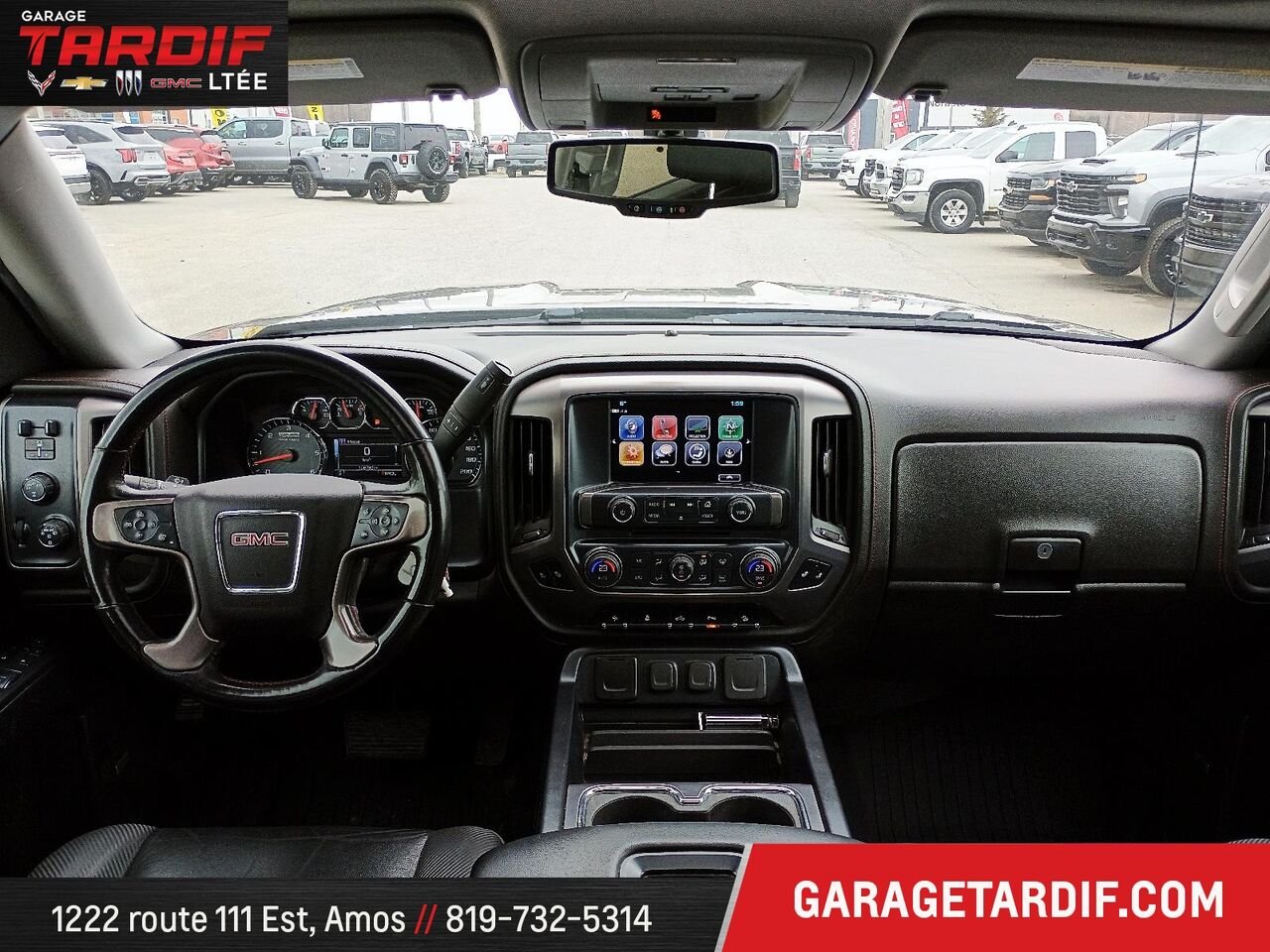 2018 GMC Sierra 1500 SLT cabine multiplace 4RM, 153,0 po Black Amos - photo #9