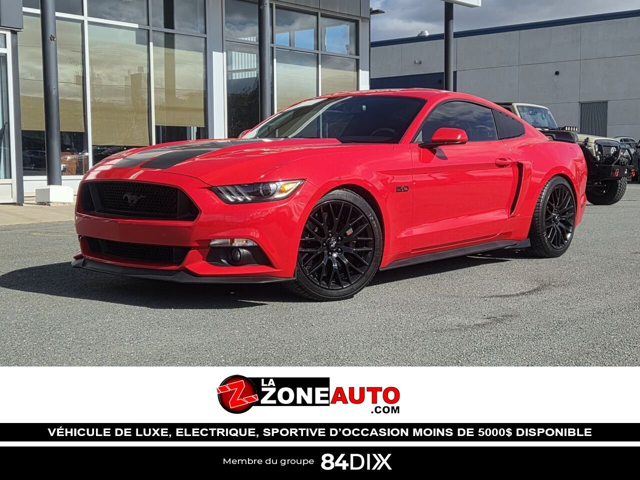 Ford Mustang GT Manuelle 2015 Rouge Granby - photo #0